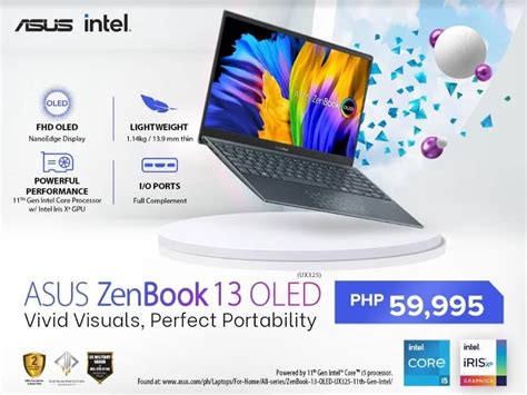 Best ASUS ZenBook 13 OLED Prices in Philippines.